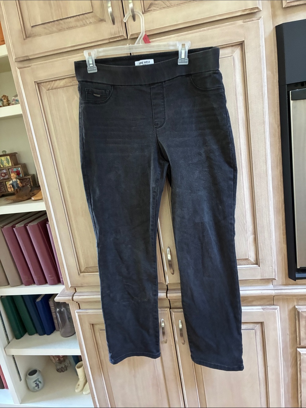 Nine West Black Straight Leg Stretch Jeans